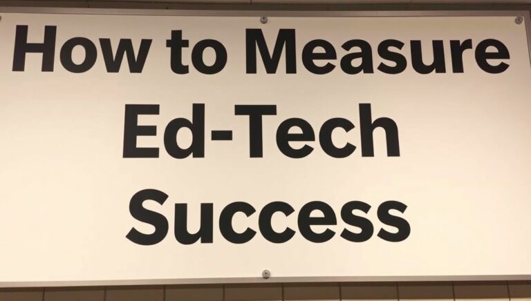 how to measure ed-tech success