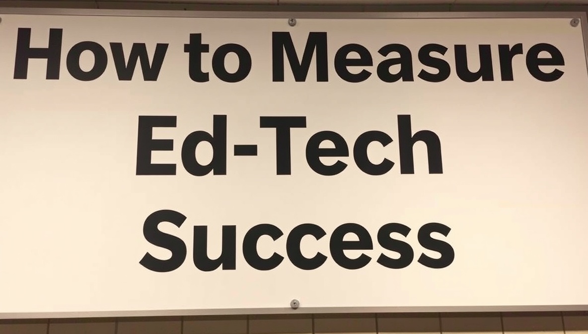 how to measure ed-tech success