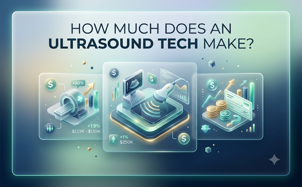 how much does an ultrasound tech make
