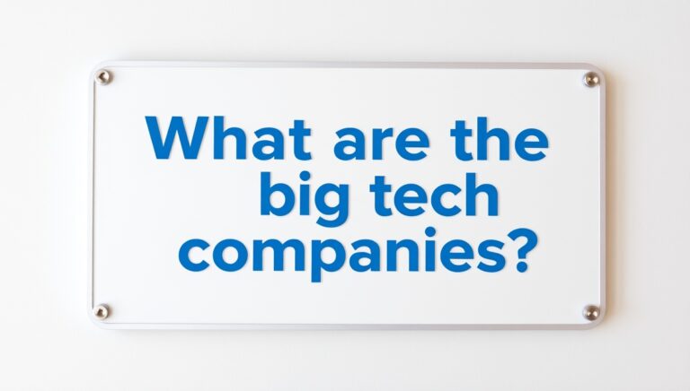 what are the big tech companies
