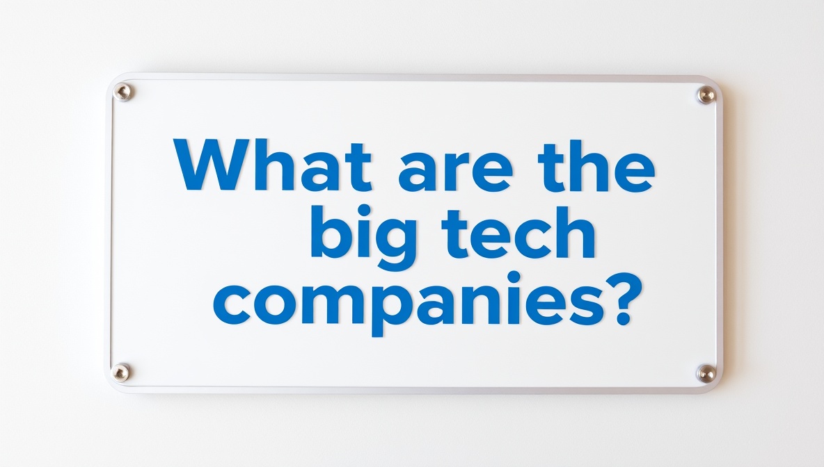 what are the big tech companies