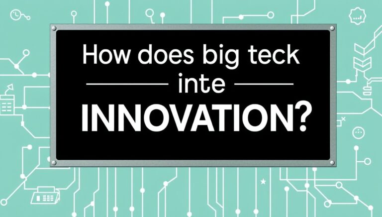 how does big tech influence innovation