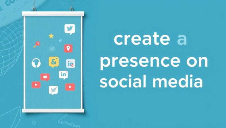 how to create a brand presence on social media