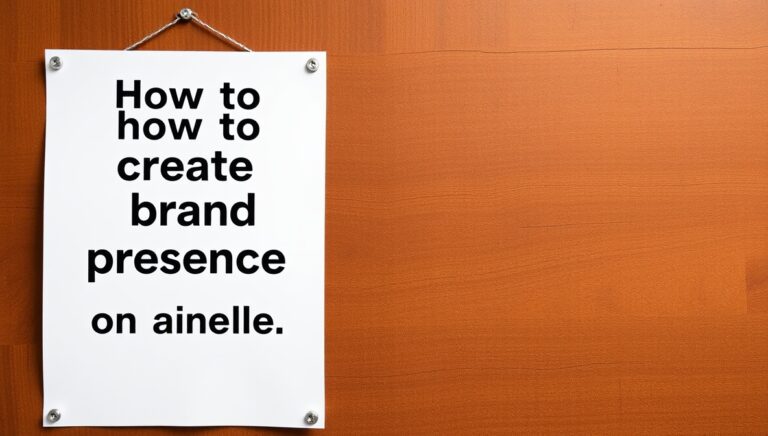how to create a brand presence on social media