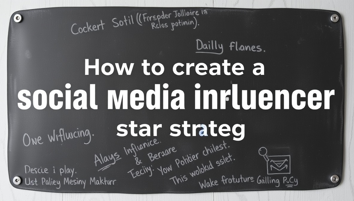 how to create a social media influencer strategy