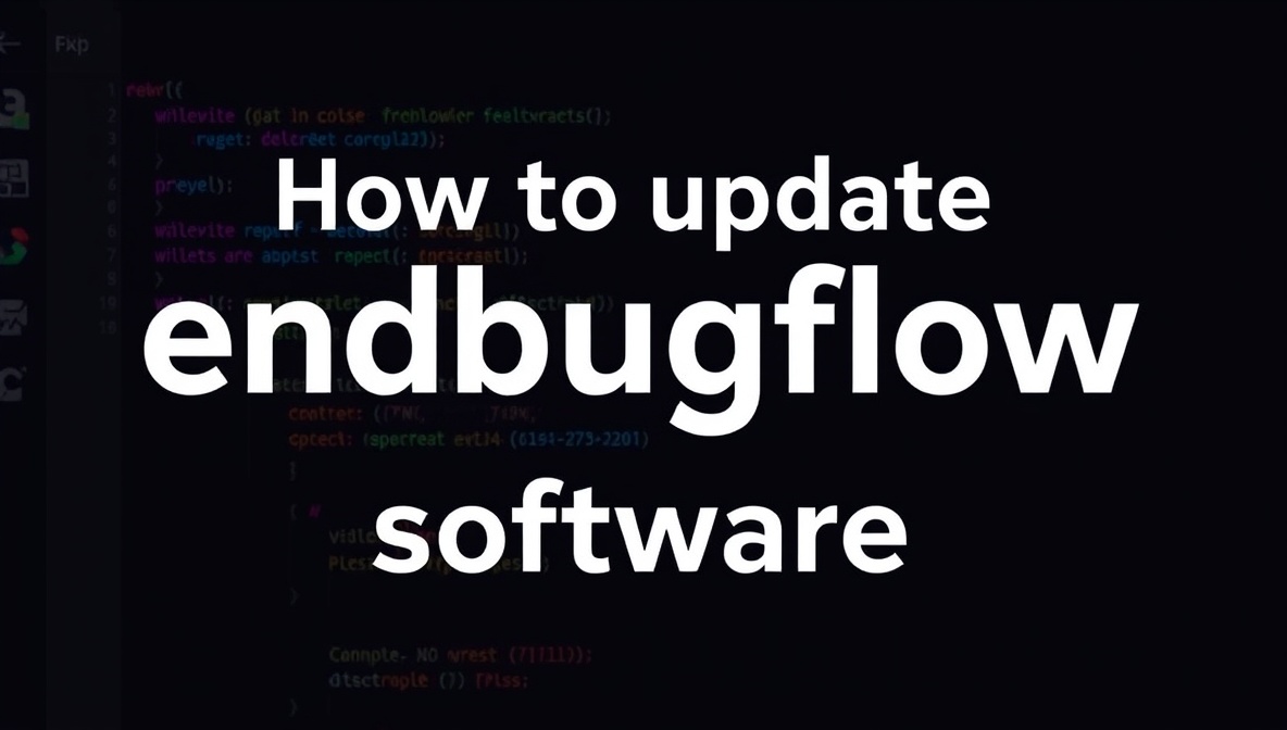 how to update endbugflow software on pc