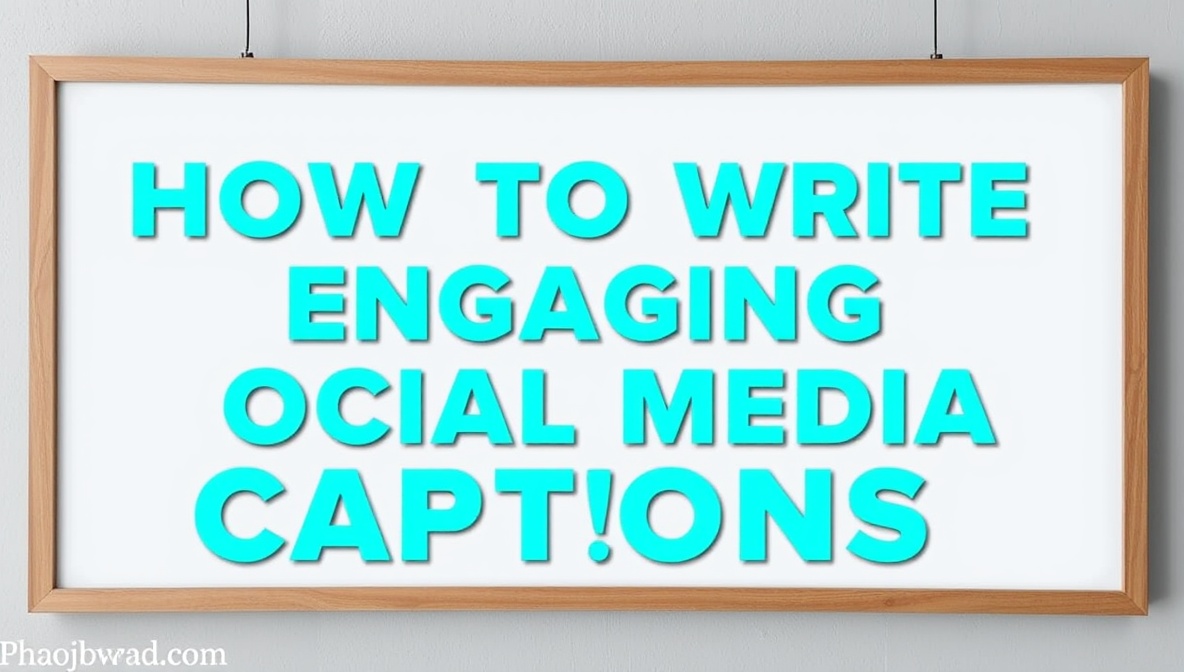how to write engaging social media captions